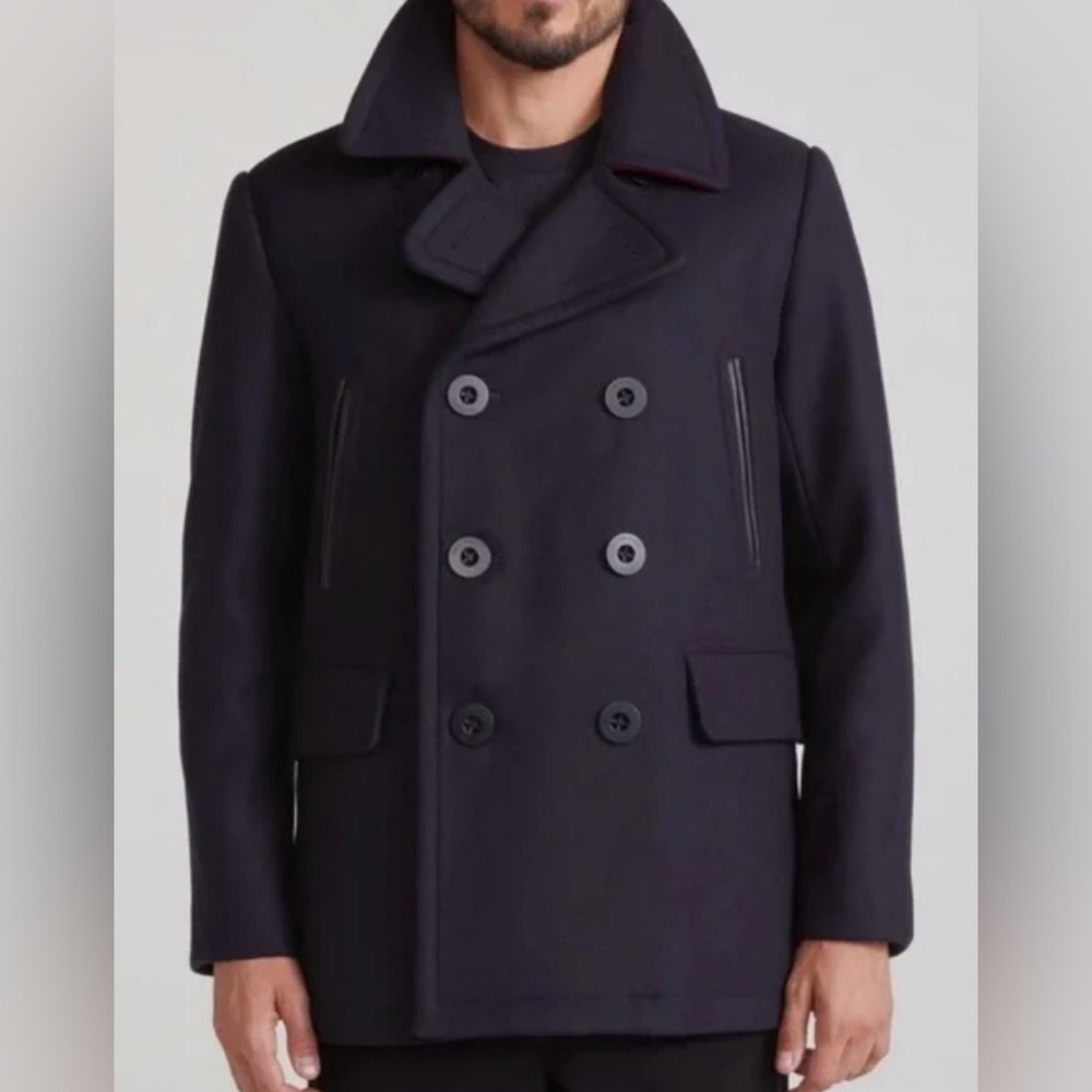 rag & bone Men's Dark Pea Coat